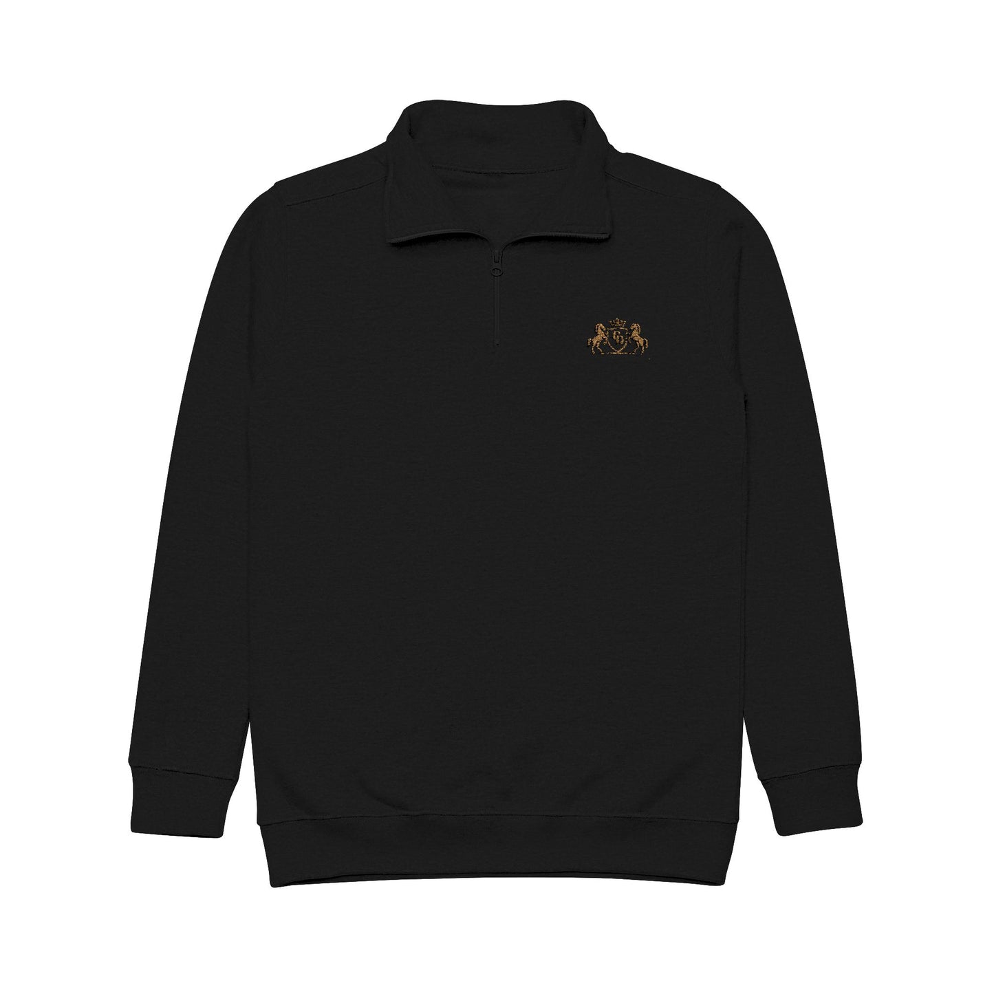 Classic Unisex Fleece Pullover with Embroidery - Stylish Comfort for All Seasons