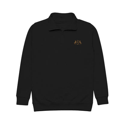 Classic Unisex Fleece Pullover with Embroidery - Stylish Comfort for All Seasons